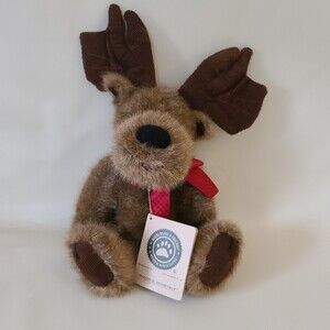 Boyd's Bear Moose Jointed Plush Malone E. Moosetrax 10" With Tag